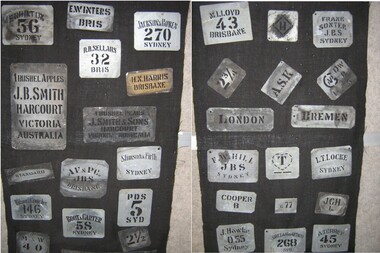 Fruit Box Stencils, 1905-1910