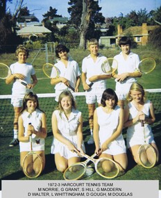 Tennis Club Photograph, Harcourt Tennis Club, 1973