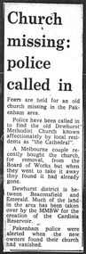 Information folder - Dewhurst Methodist Church