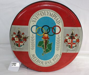 biscuit tin, 1956