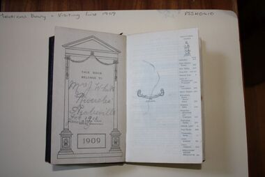 Medical diary and visiting list, Wellcome's Medical Diary and Visiting List (Australasian Edition) 1909, 1908