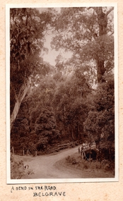 Photograph, A Bend In The Road, Belgrave, c. 1920s