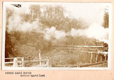 Photograph, Horse Shoe Bend on Narrow Gauge Line