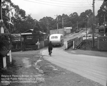 Photograph, Belgrave Railway Bridge, 1947