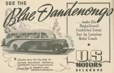 Advertisement, U.S. Motors, Belgrave