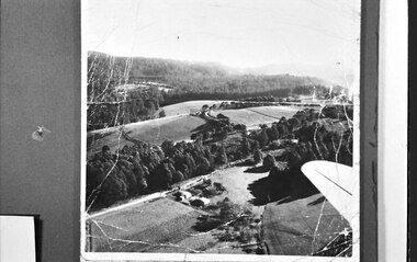 Photograph, Aerial view of Cotswold Valley