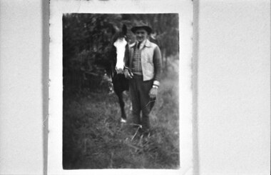 Photograph, Jack Breen and horse