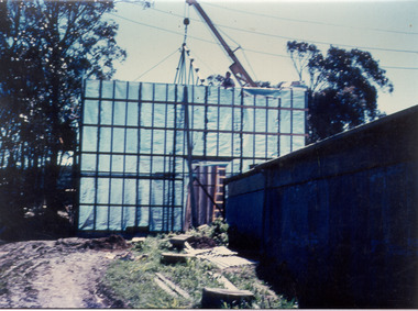 Photograph - Photo-colour- construction of coolstore