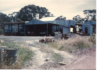 Photograph - Photo-colour- vehicle shed and first coolstore