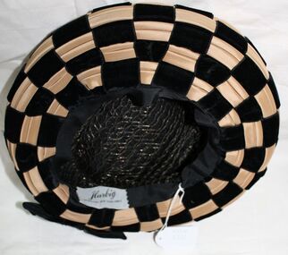 Headwear - Woman's velvet & satin hat