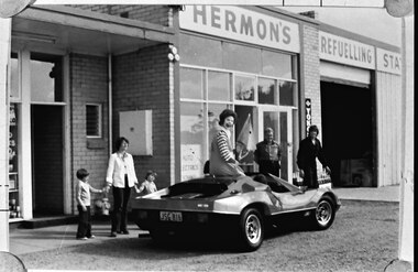 Photograph - Ronald McDonald at Hermon's business in Dandenong