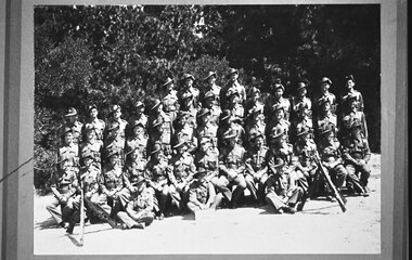 Photograph - Bill Hermon in uniform with 4th Division, 2nd Field Ambulance AASC