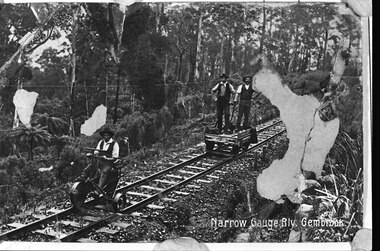 Photograph, Narrow gauge railway, Gembrook