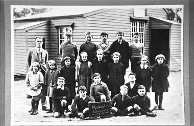 Photograph - Students at Menzies Creek State School 1932