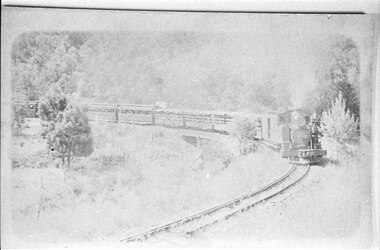 Photograph - Puffing Billy leaving Upper Ferntree Gully