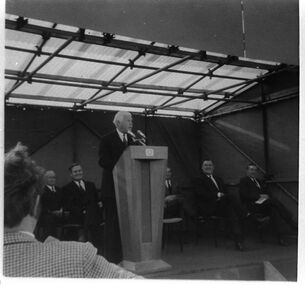 Photograph - Cardinia Reservoir's official works opening ceremony 1970