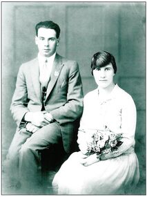 Photograph - Wedding photo of Cyril and Mary Kirkland