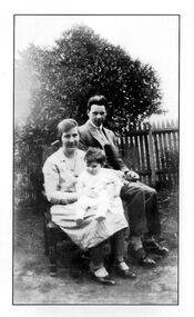 Photograph - Cyril & Mary Kirkland with daughter Mary