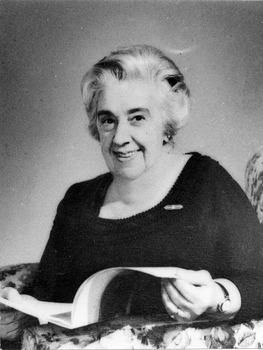 A Portrait of Mrs. D. (Elsa) Hallenstein, President of the Royal District Nursing Service 1967-1974