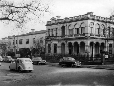 A view of the Melbourne District Nursing Society Headquarters, 452 St. Kilda Road