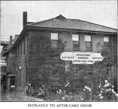 The Melbourne District Nursing Society After-Care Home