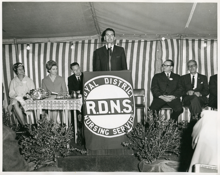 Dignitaries at the opening of the Royal District Nursing Service (RDNS) Essendon Centre 