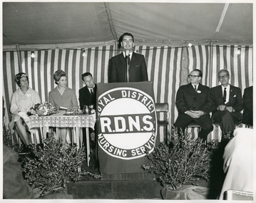 Dignitaries at the opening of the Royal District Nursing Service (RDNS) Essendon Centre 