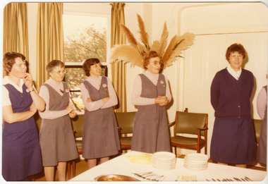 A group of Royal District Nursing Service (RDNS) Sisters at a function in Headquarters