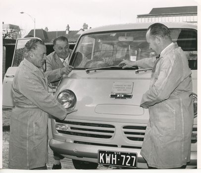 The Van donated by the Commission Shop to Royal District Nursing Service