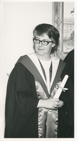 Sister Pat (Paddy) Rowley at Royal District Nursing Service (RDNS) after receiving her Fellowship of the Australian College of Nursing