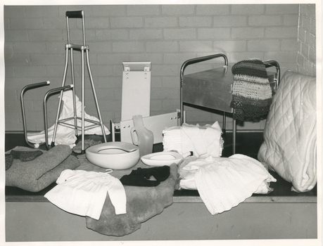Some of the equipment to be loaned, and goods to be given, to patients of the Royal District Nursing Service (RDNS) as required.