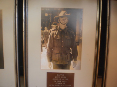 Memorial Framed Photograph, 1943