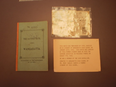 Memorial Watch Documents, 1916