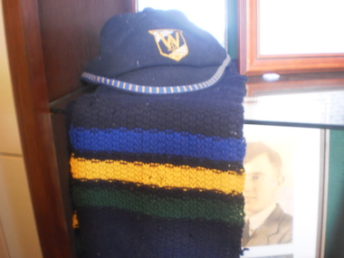 WHS Uniform Hat/Scarf D.S. Lade, Circa 1918