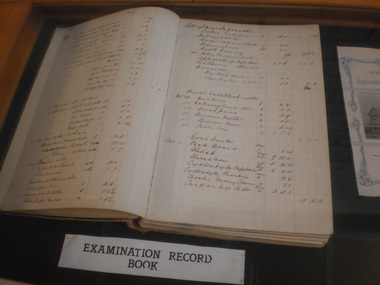 WHS Examination Record Book, 1915