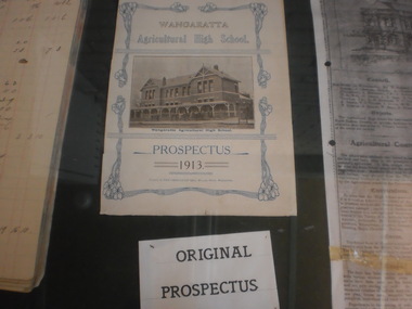 WAHS Original Prospectus, 1913