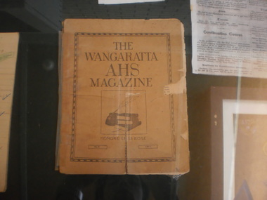 WAHS Magazine, 1917