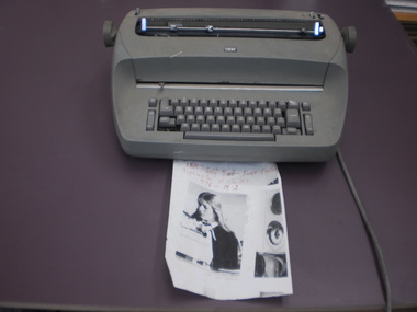 Electric Typewriter, 1976-1992