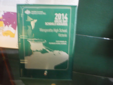 ANZAC day schools Award trophy