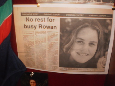 WHS Rowan Barrow Newspaper Article, 1993