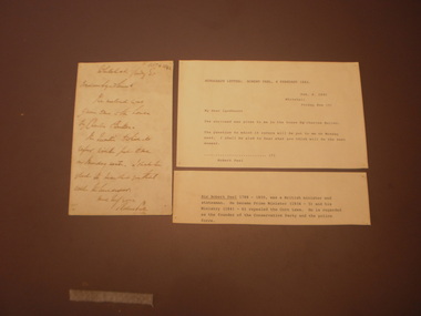 Autograph Letter, 1842