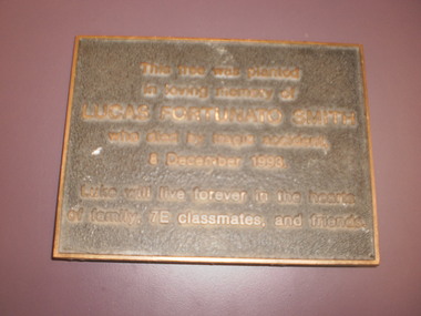 WHS Memorial Plaque, 1993