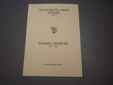 WHS School Charter, 1994-1996
