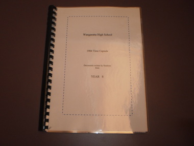 WHS Time Capsule Letters, 1984
