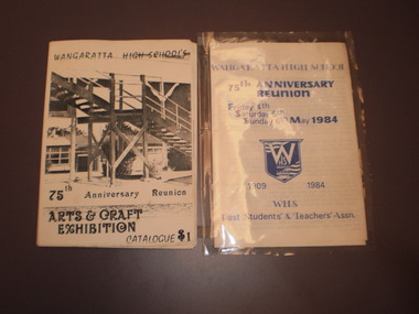 WHS 75th Anniversary pamphlets, 1984