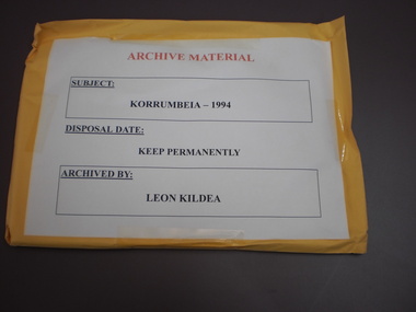 WHS Magazine -Korrumbeia, 1994