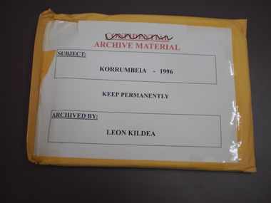 WHS Magazine -Korrumbeia, 1996