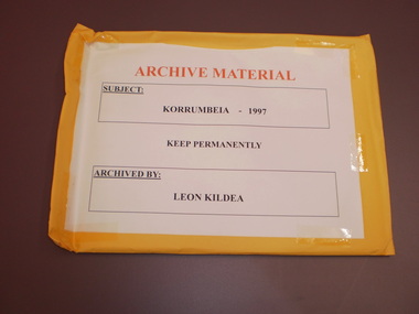 WHS Magazine -Korrumbeia, 1997
