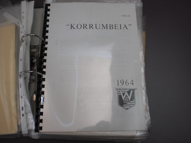 WHS Yearbook -Korrumbeia, 1964