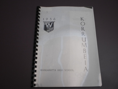 WHS Yearbook -Korrumbeia, 1956